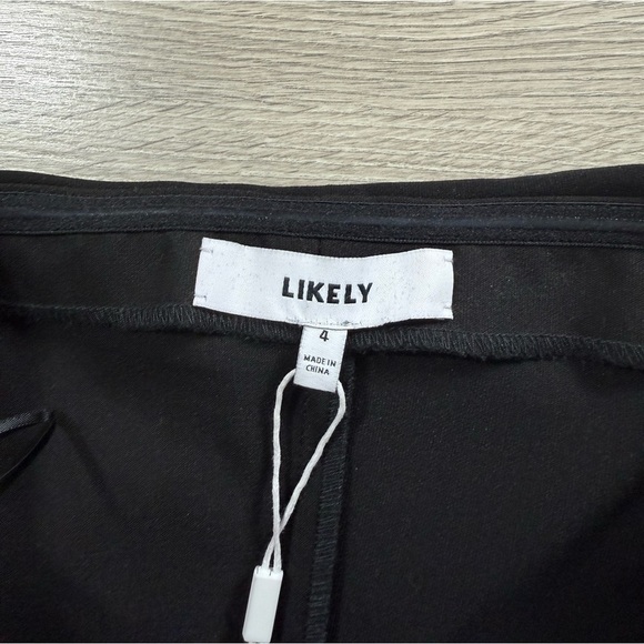 Likely Conrad Black Off Shoulder Strapless Flared Hem Midi Dress - Picture 4 of 10